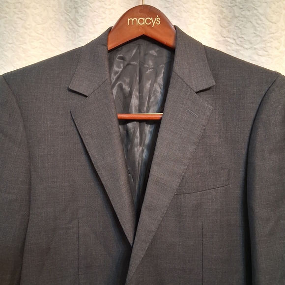 Ermenegildo Zegna-Venezia  Charcoal Men's Blazer Wool-cashmere Blend. - Picture 2 of 8